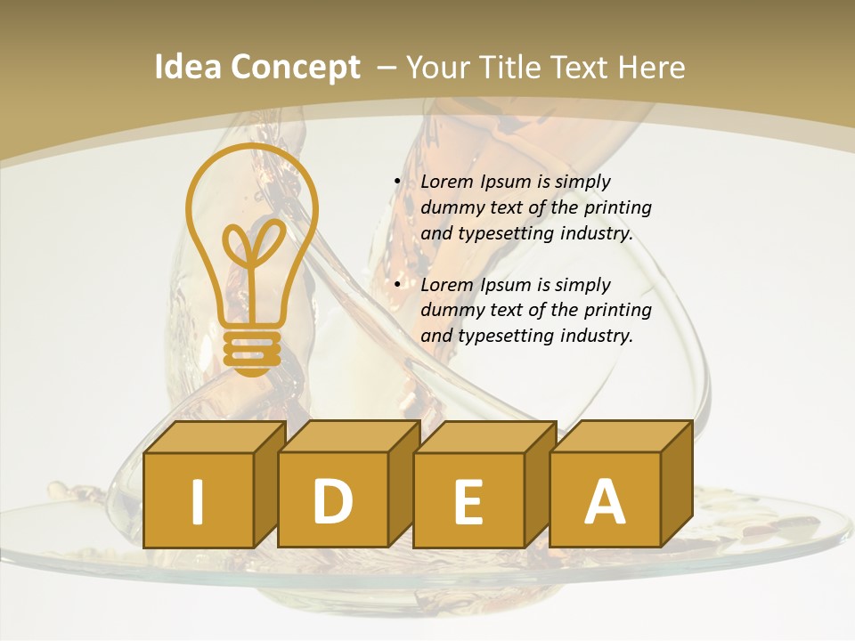 Concept Brown Close Up PowerPoint Template