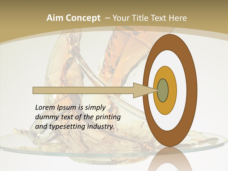 Concept Brown Close Up PowerPoint Template