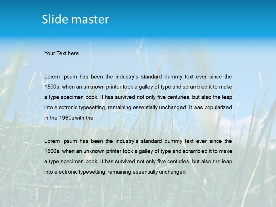 Sunlight Beauty Peaceful PowerPoint Template