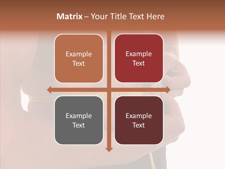 Belly Centimetre Fat PowerPoint Template