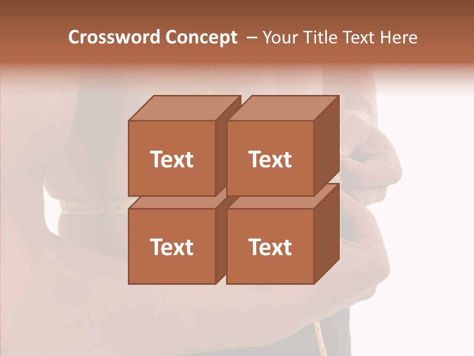 Belly Centimetre Fat PowerPoint Template