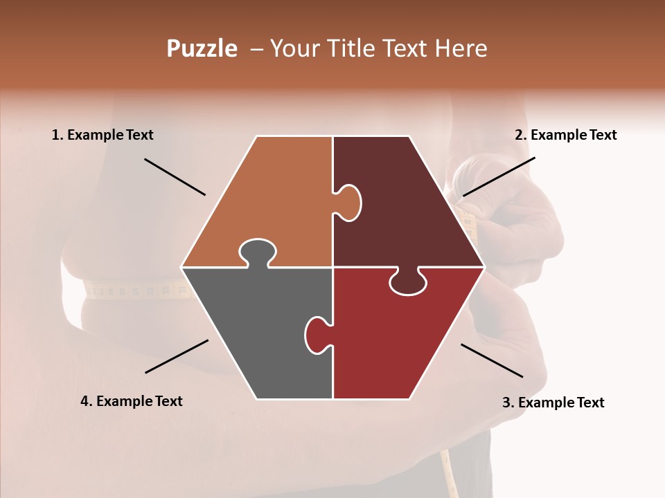 Belly Centimetre Fat PowerPoint Template