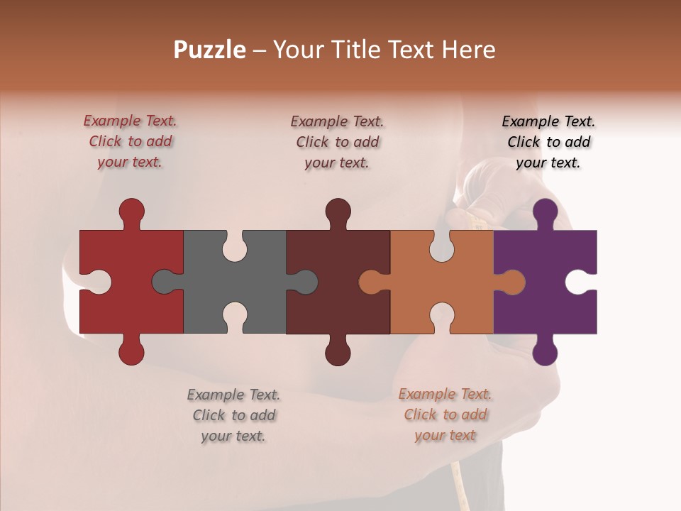 Belly Centimetre Fat PowerPoint Template