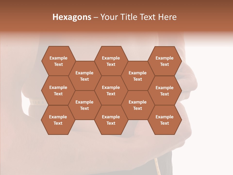 Belly Centimetre Fat PowerPoint Template