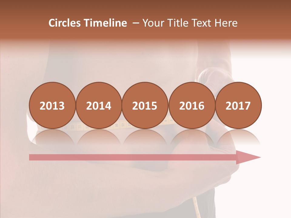 Belly Centimetre Fat PowerPoint Template