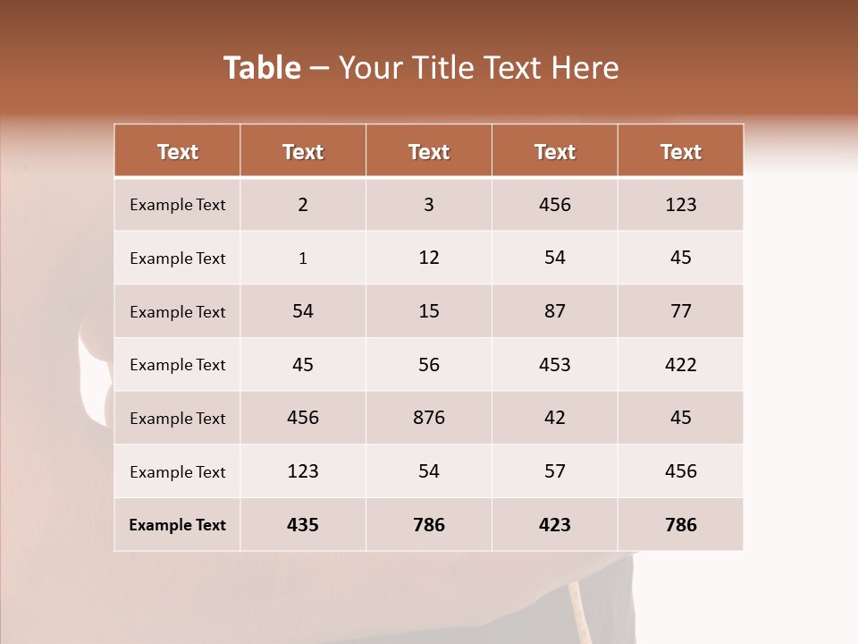 Belly Centimetre Fat PowerPoint Template