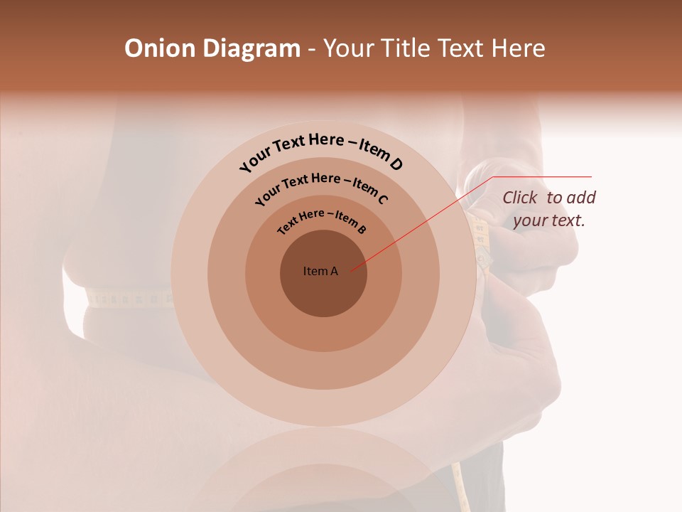 Belly Centimetre Fat PowerPoint Template