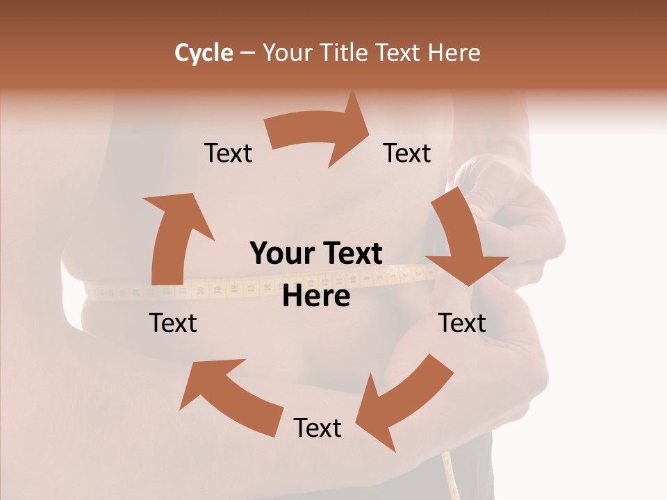 Belly Centimetre Fat PowerPoint Template