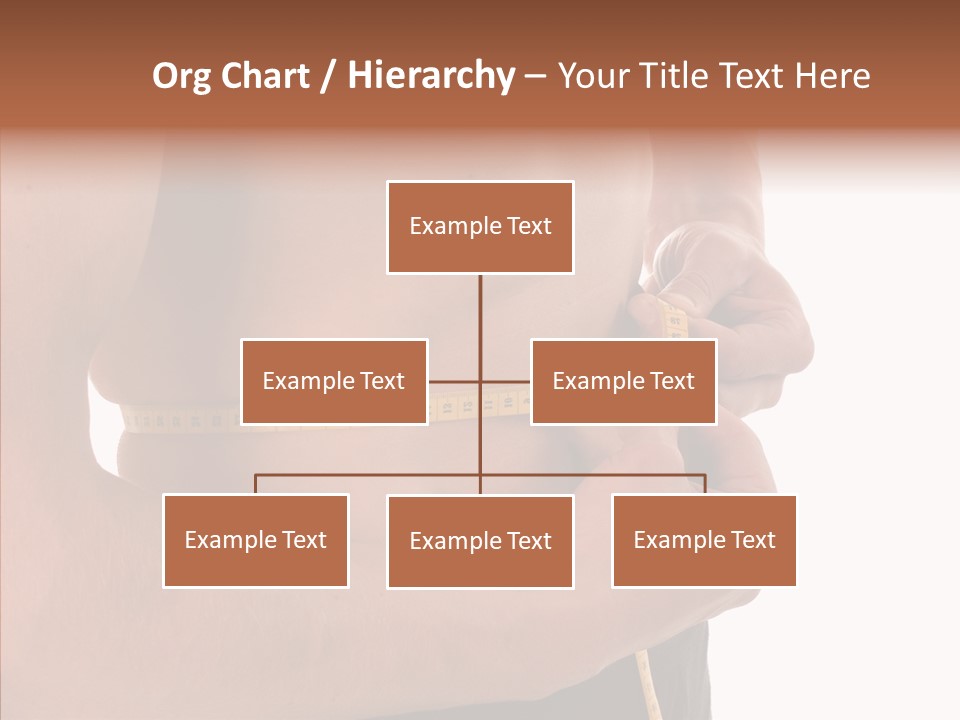 Belly Centimetre Fat PowerPoint Template