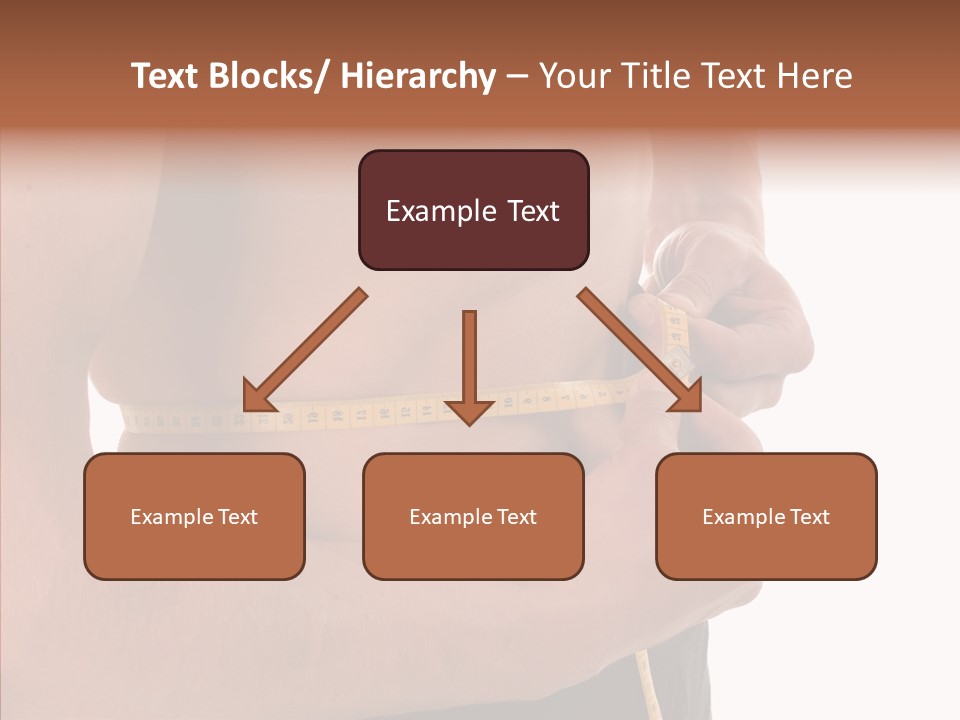 Belly Centimetre Fat PowerPoint Template