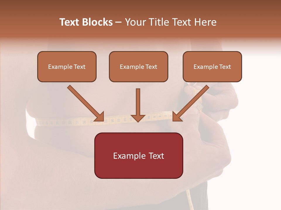 Belly Centimetre Fat PowerPoint Template
