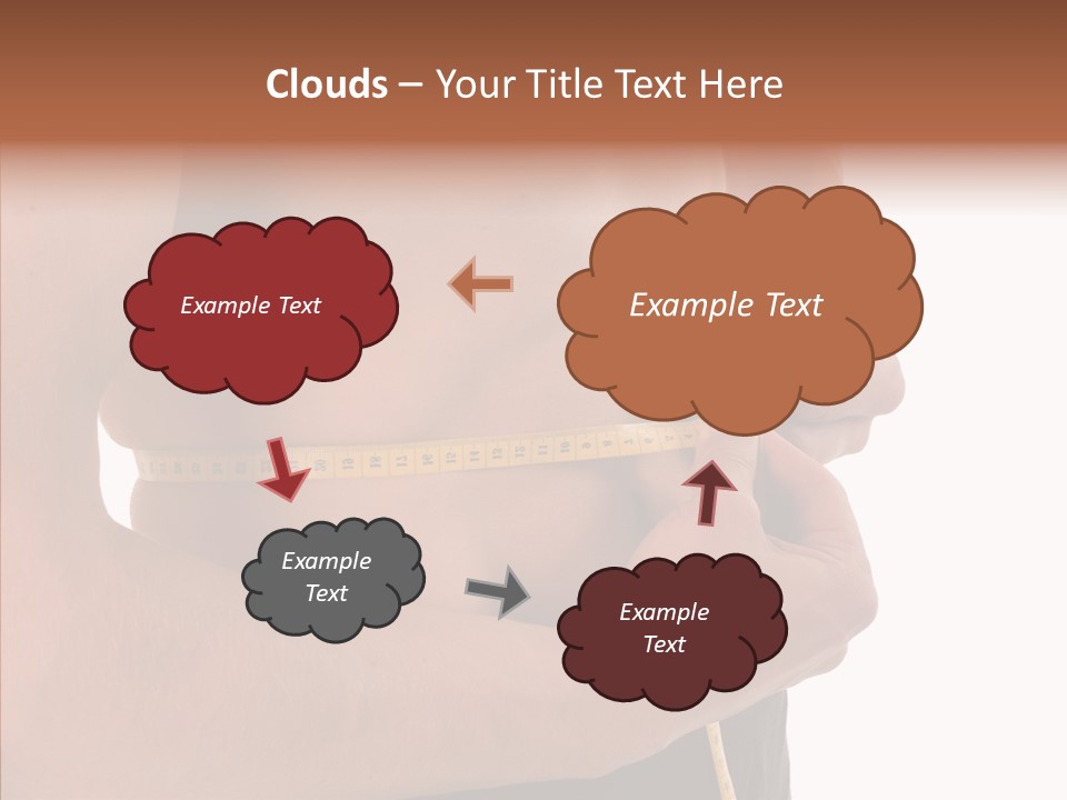 Belly Centimetre Fat PowerPoint Template