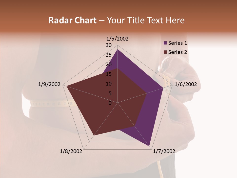Belly Centimetre Fat PowerPoint Template