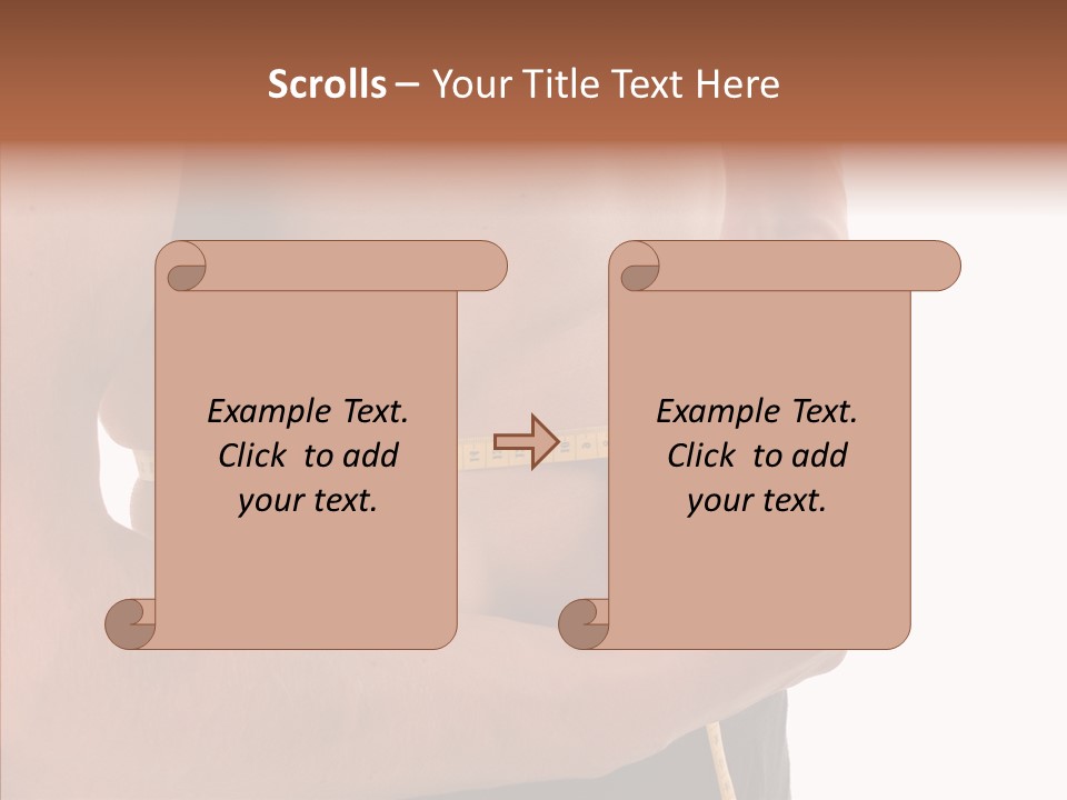 Belly Centimetre Fat PowerPoint Template