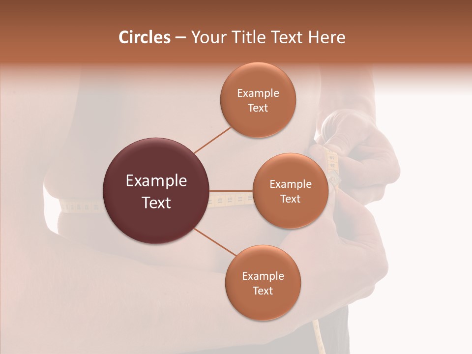 Belly Centimetre Fat PowerPoint Template