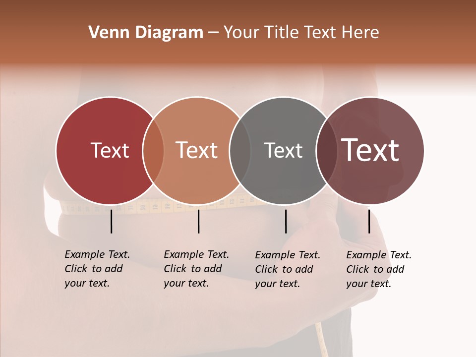 Belly Centimetre Fat PowerPoint Template