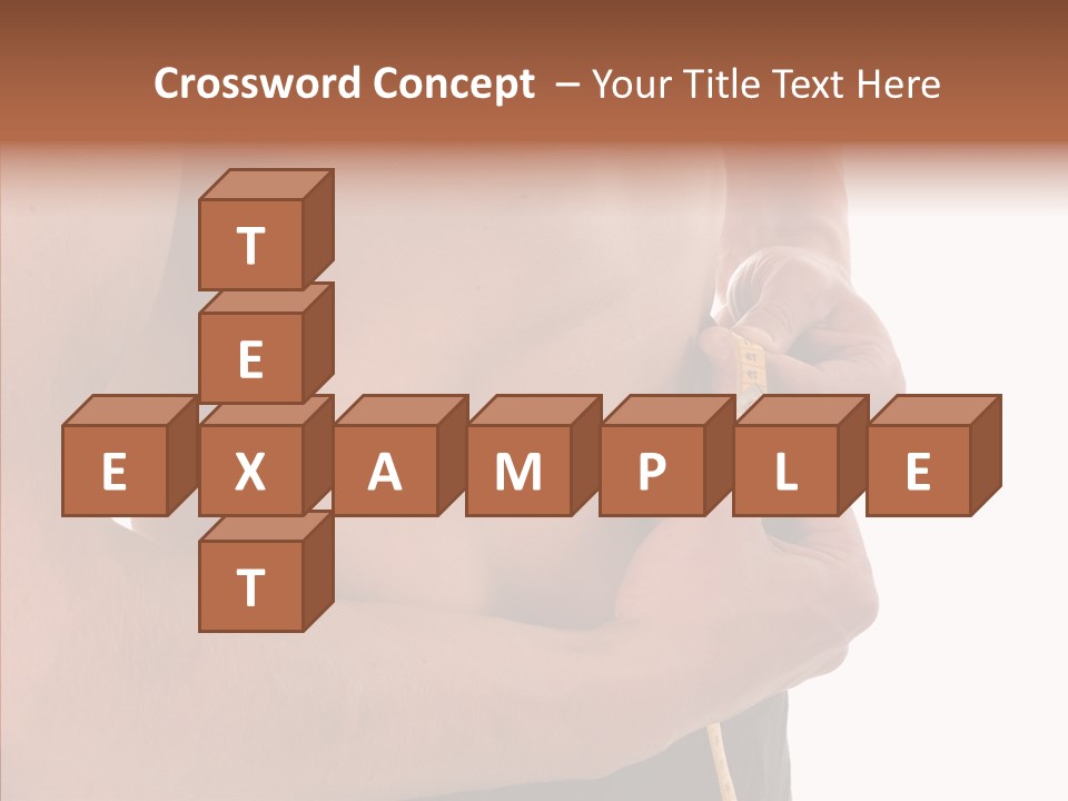 Belly Centimetre Fat PowerPoint Template