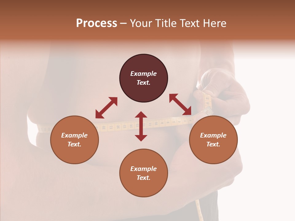 Belly Centimetre Fat PowerPoint Template