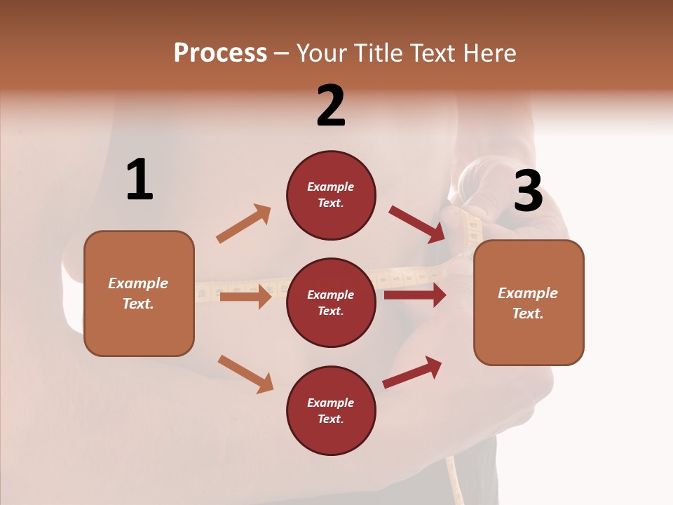 Belly Centimetre Fat PowerPoint Template