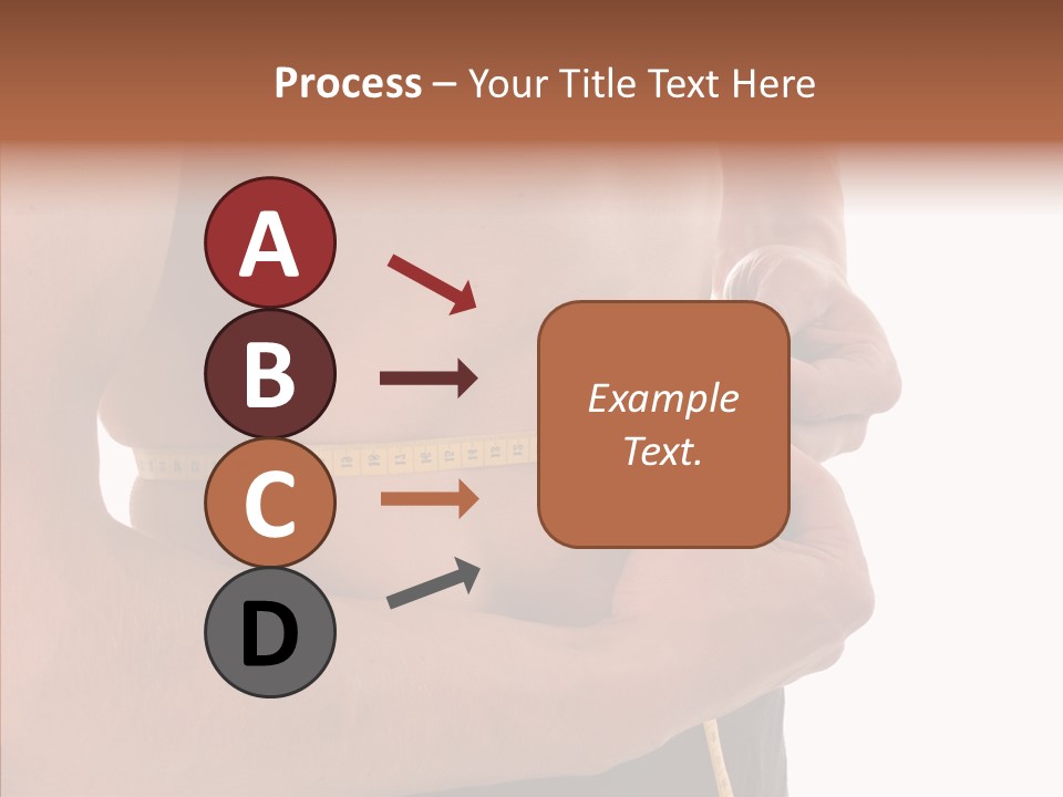 Belly Centimetre Fat PowerPoint Template