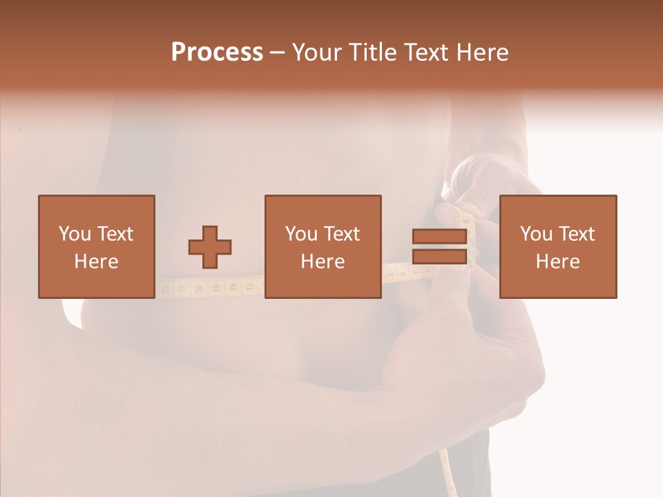 Belly Centimetre Fat PowerPoint Template