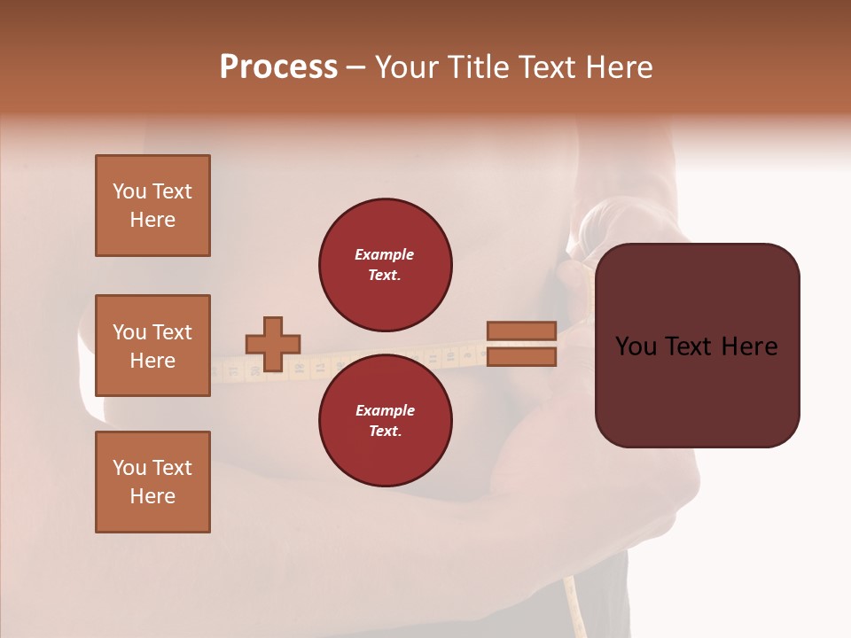 Belly Centimetre Fat PowerPoint Template