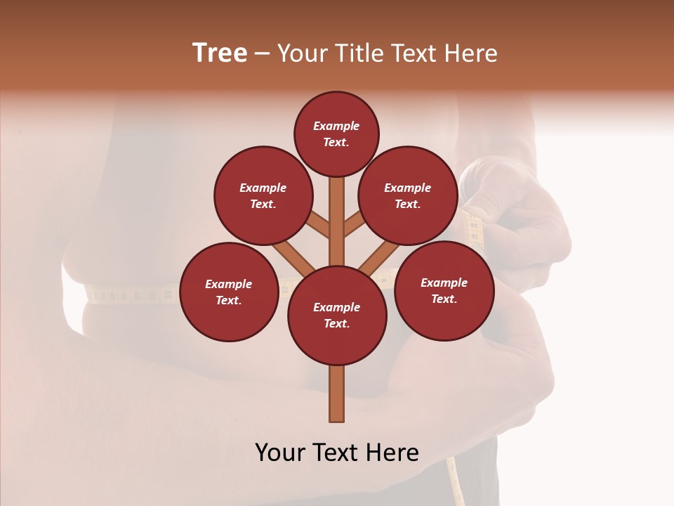 Belly Centimetre Fat PowerPoint Template