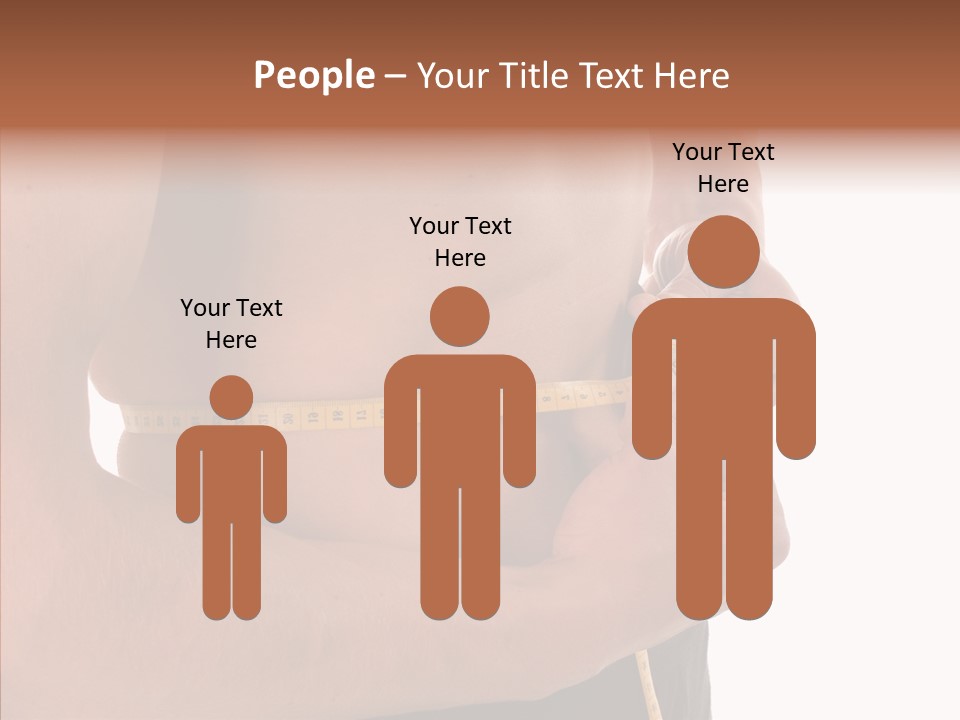 Belly Centimetre Fat PowerPoint Template