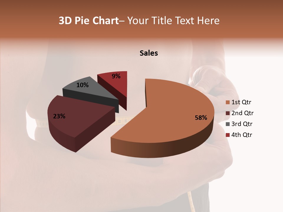 Belly Centimetre Fat PowerPoint Template