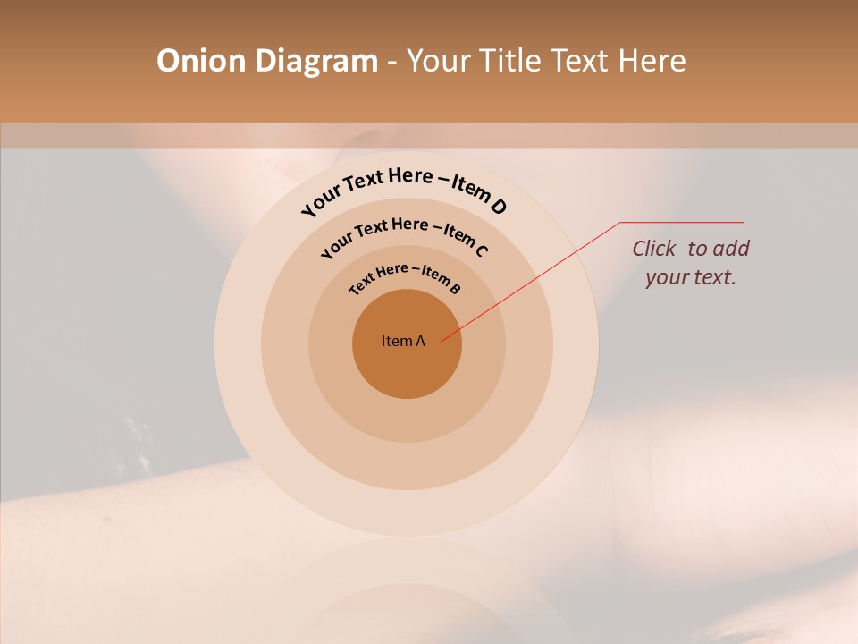 Posing Teenager Beauty PowerPoint Template