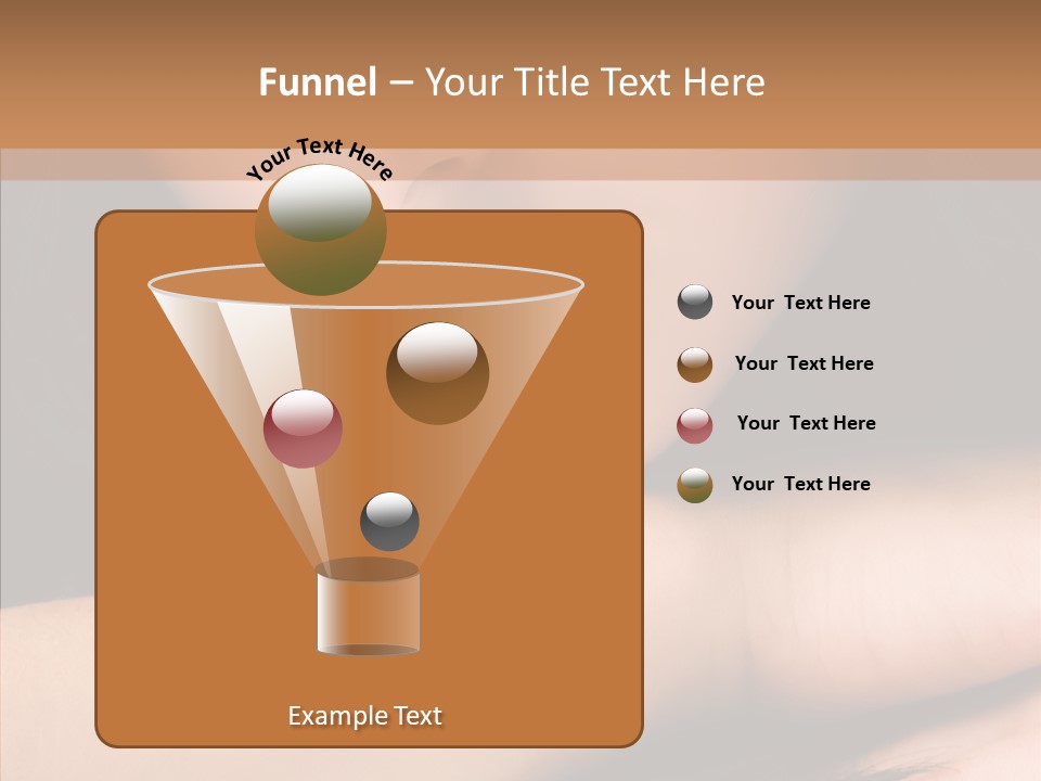 Posing Teenager Beauty PowerPoint Template