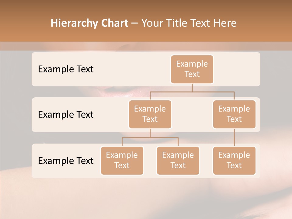 Posing Teenager Beauty PowerPoint Template