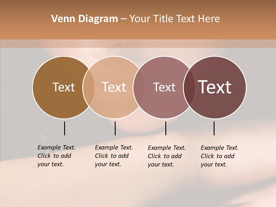 Posing Teenager Beauty PowerPoint Template