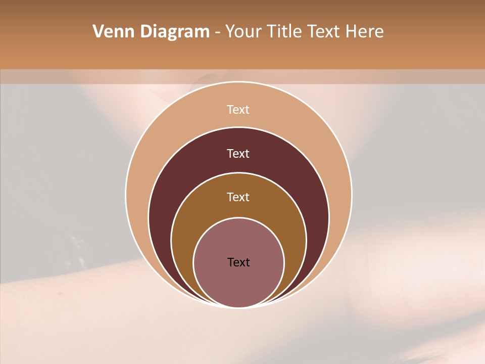 Posing Teenager Beauty PowerPoint Template