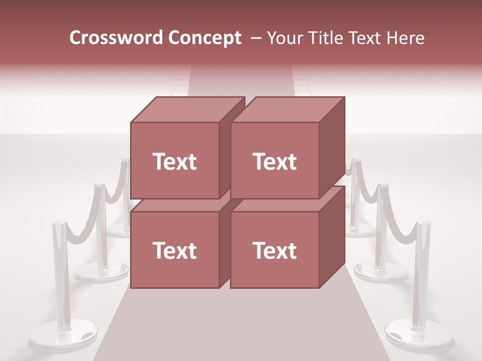 Chrome Star Steps PowerPoint Template