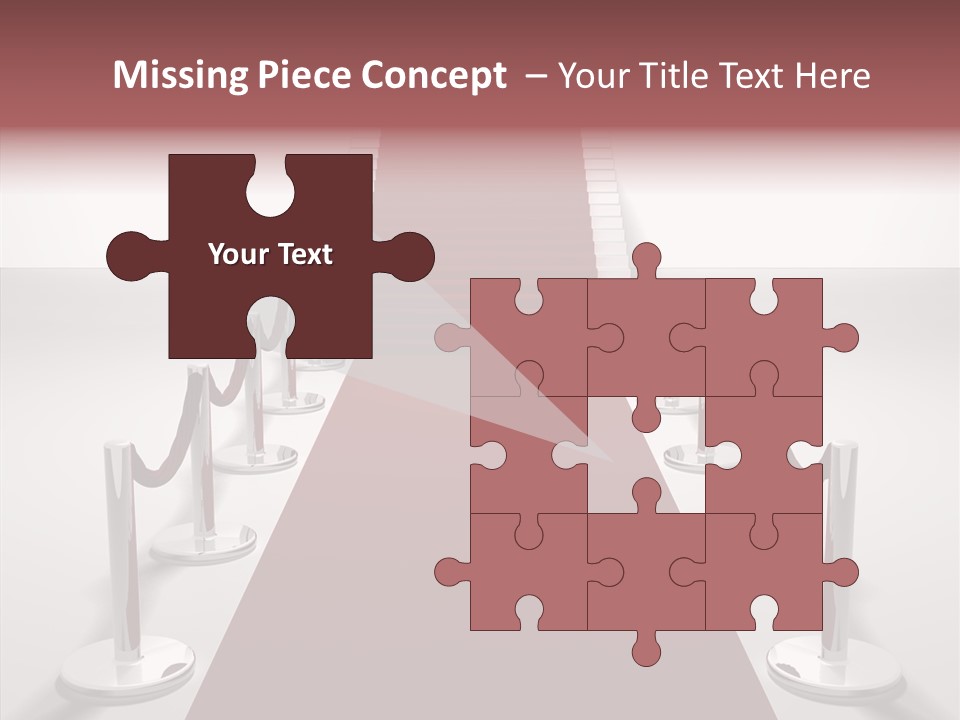 Chrome Star Steps PowerPoint Template