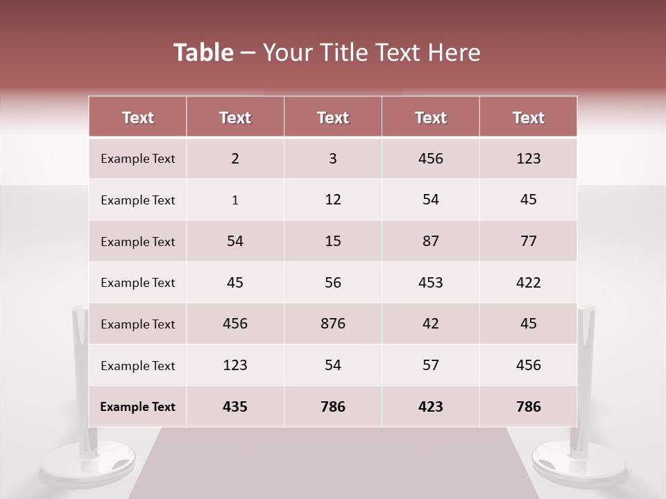 Chrome Star Steps PowerPoint Template
