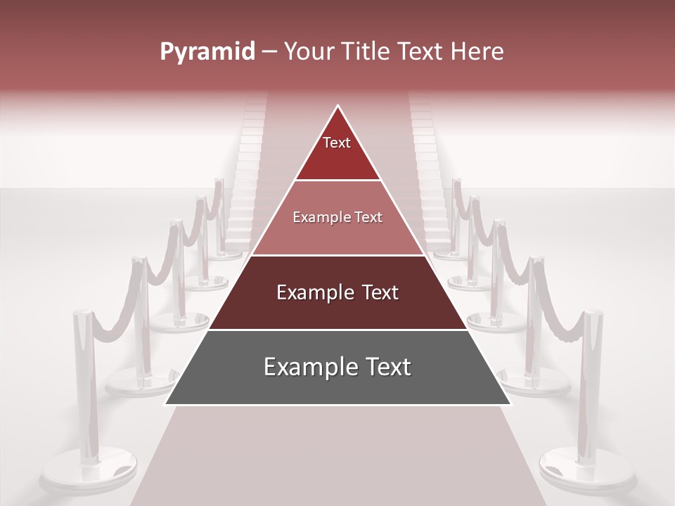 Chrome Star Steps PowerPoint Template