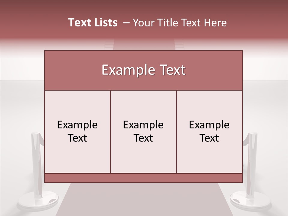 Chrome Star Steps PowerPoint Template