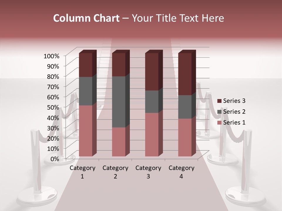 Chrome Star Steps PowerPoint Template
