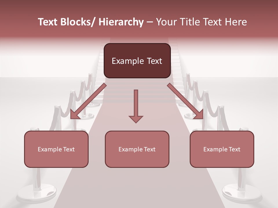 Chrome Star Steps PowerPoint Template