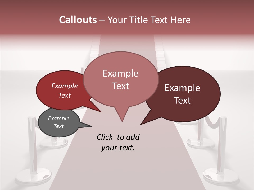 Chrome Star Steps PowerPoint Template