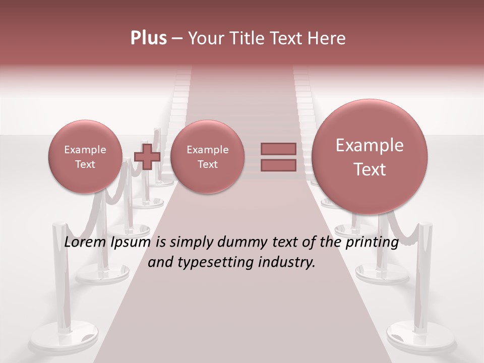 Chrome Star Steps PowerPoint Template