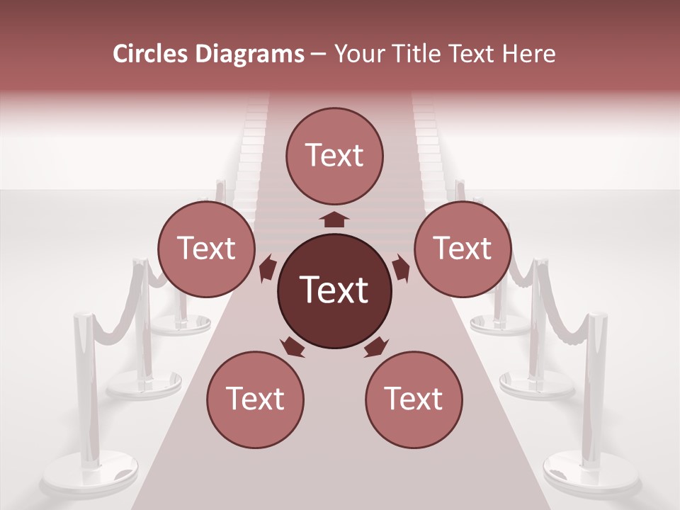 Chrome Star Steps PowerPoint Template