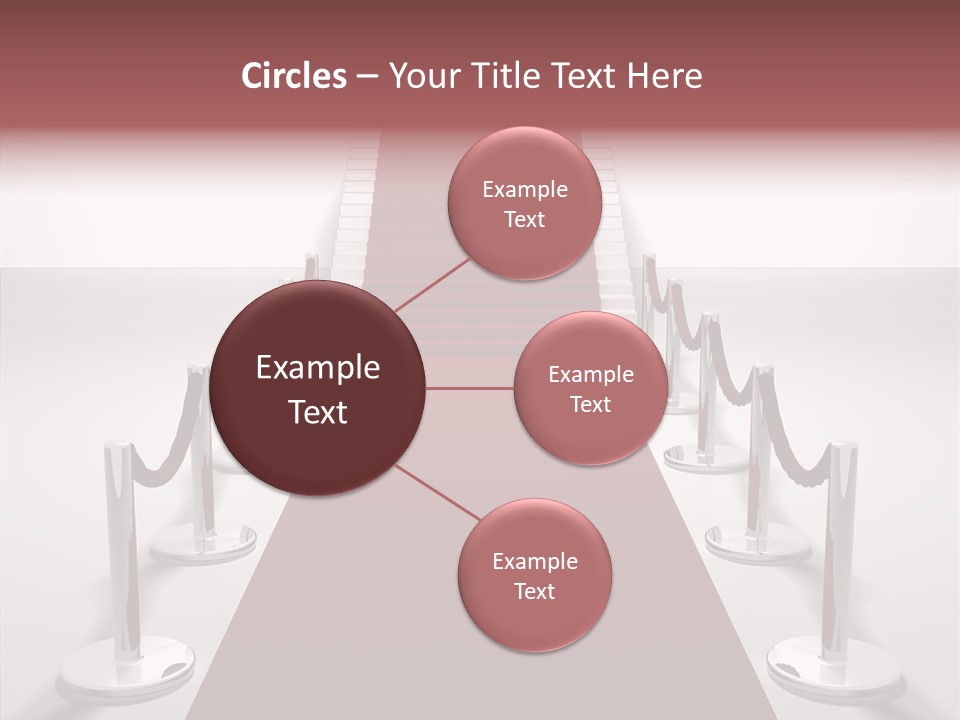 Chrome Star Steps PowerPoint Template