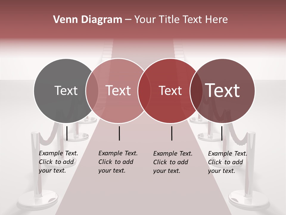 Chrome Star Steps PowerPoint Template