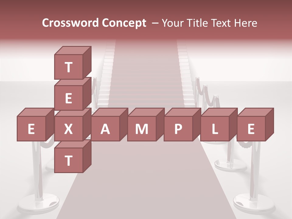 Chrome Star Steps PowerPoint Template
