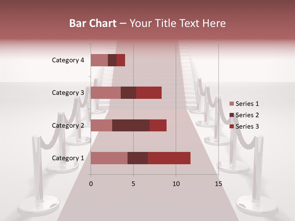 Chrome Star Steps PowerPoint Template