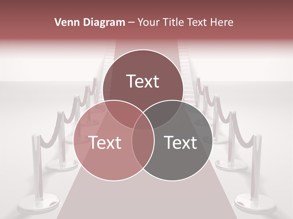 Chrome Star Steps PowerPoint Template