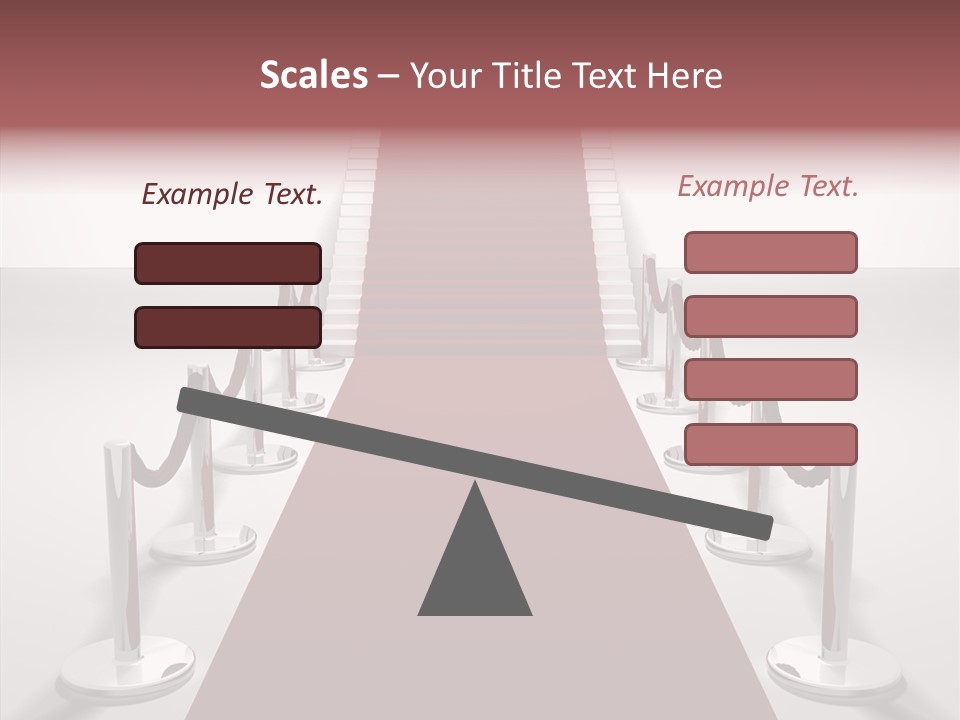 Chrome Star Steps PowerPoint Template